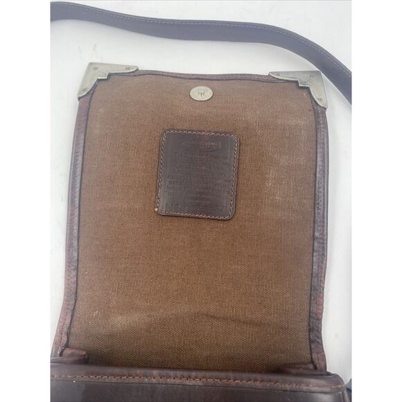 Vintage Brighton Leather Pebbled Brown Croc Embossed Shoulder Bag Purse - Picture 3 of 15